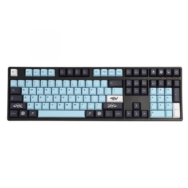 Avatar Mizu Keycaps Set GMK Clone Anime Blue Black ISO - Keysium