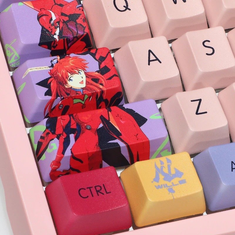 Asuka Shinji Rei Evangelion Keycaps Set