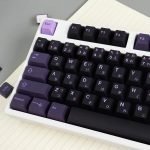 First Love Keycaps Set GMK Clone Japanese Purple Black