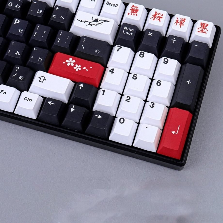 Koi Fish Sumi Keycaps Set GMK Clone Nishikigoi Japanese - Keysium