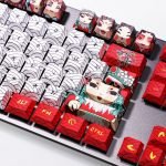 Chinese Peking Opera Keycaps Set Cute Beijing Dolls