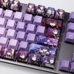 Date A Live Keycaps Set Anime Yatogami Tohka Purple