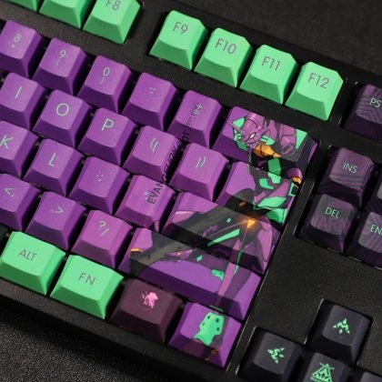 EVA 01 Mecha Evangelion Keycap Set Anime Shinji Ikari