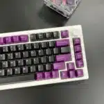 GMK Clone Black Lotus Keycaps Set Purple PBT