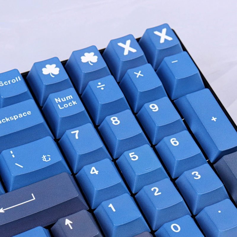 Blue GMK Clone Striker Keycaps Inspired by Japanese Football Culture