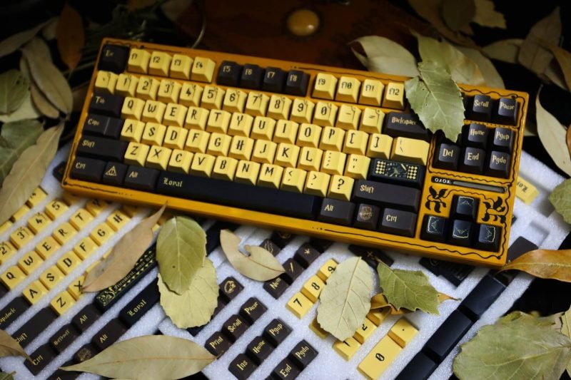 Hufflepuff Keycaps – A Tribute to Harry Potter and Hogwarts House Colors