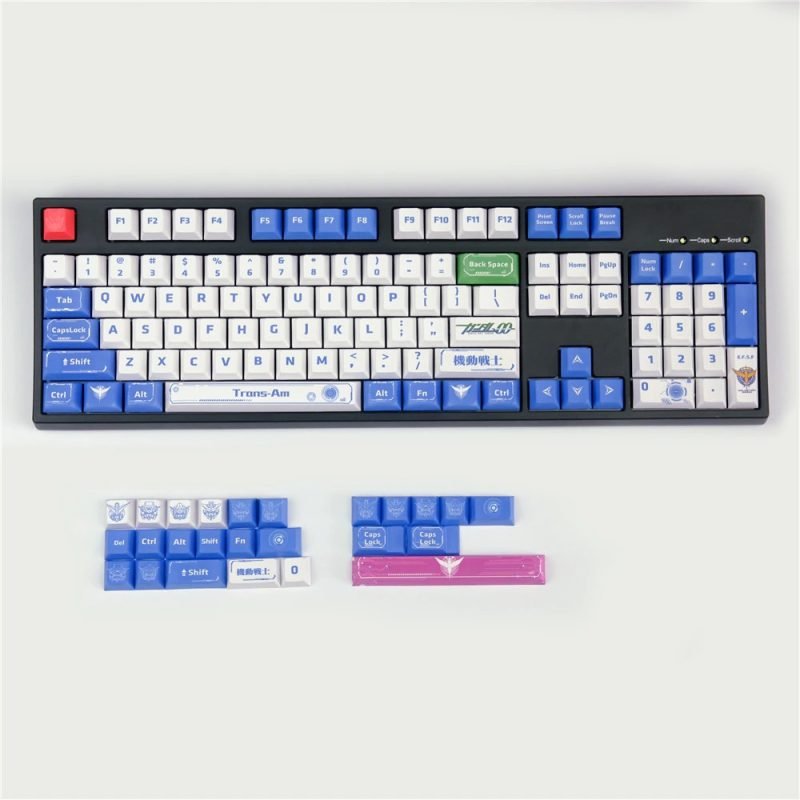 Mecha Soldier Gundam Keycaps with Anime Design – A Touch of Sci-Fi Style