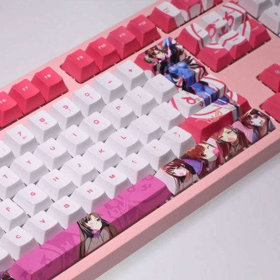 Overwatch D.VA Keycaps Set Anime Kawaii Sexy Pink - Keysium