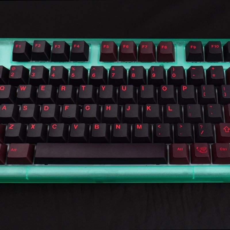 Red Dragon Keycaps Set for gaming enthusiasts