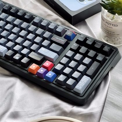 Keysium's Coding Black Keycaps for Computer Programmers