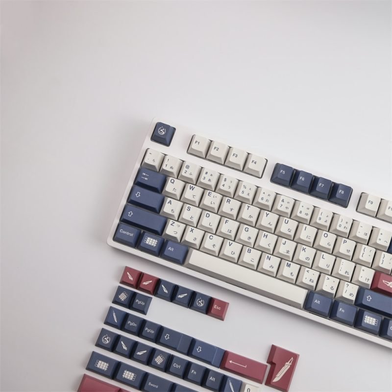 GMK Clone Demon Sword Themed Keycaps Set in Japanese Style