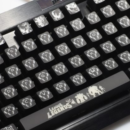 Gamer-Themed Backlit Keycaps from League Of Legends (LOL) Series
