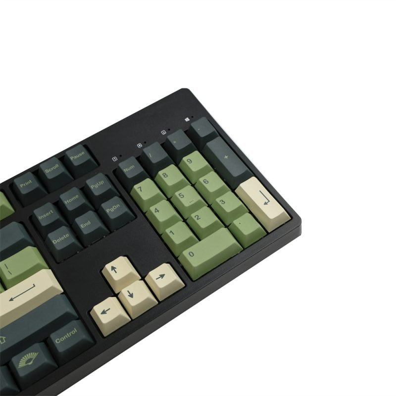 GMK Clone Terra Keycaps with Avatar Earth Green Design