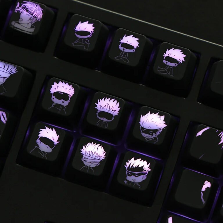 Backlit Jujutsu Kaisen Keycaps Set Anime Satoru Gojo - Keysium
