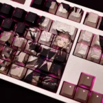 Backlit Arknights Game Keycaps Set Lappland PBT