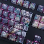 Backlit Arknights Game Keycaps Set Skadi PBT