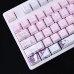 Backlit Blue Archive Keycaps Set Misono Mika Pink