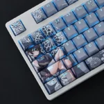 Backlit Blue Archive Keycaps Set Ryuuge Kisaki Grey