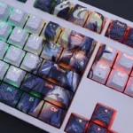 Backlit Honkai Star Rail Game Keycaps Set Jingliu