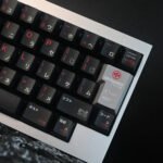 Cyberpunk Arasaka Keycaps Set Japanese Black