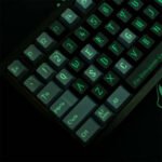 Death Eater Harry Potter Keycaps Set Green Black