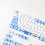 Emperor Penguin Keycaps Set Ocean Blue PBT