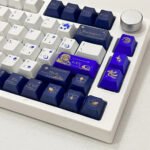 Genshin Impact Yelan Keycaps Set Blue PBT