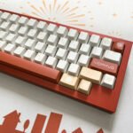 Genshin Impact Yoimiya Keycaps Set Orange Japanese