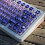 Honkai Star Rail Silver Wolf Keycaps Set Purple