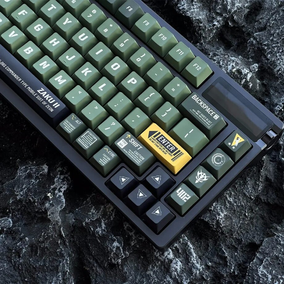 Mobile Suit Gundam Keycaps Set Zaku II Green - Keysium
