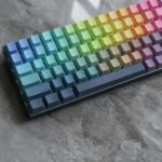 Multicolor Side Printed Keycaps Set Backlit PBT