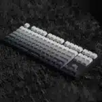 Backlit White To Black Gradient Keycaps Set PBT