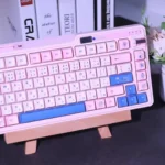 Cute Pink Blue Japanese Keycaps Set PBT