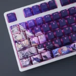 Kiana Kaslana Honkai Impact Keycaps Set Backlit PBT