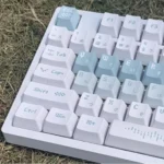 Pixel Futura Gaming Keycaps Set Blue White PBT