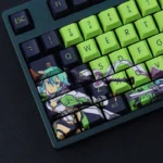 Asado Shino Sword Art Online Keycaps Set SAO Game Green PBT