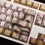 Frieren Beyond Journey's End Keycaps Set Backlit Anime White