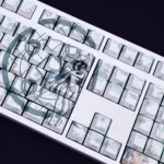 Jinhsi Wuthering Waves Game Keycaps Set Backlit White PBT