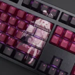 Sorasaki Hina Blue Archive Game Keycaps Set Backlit Red PBT