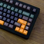 GMK Resonance Clone Keycaps Set Orange Black Cherry PBT