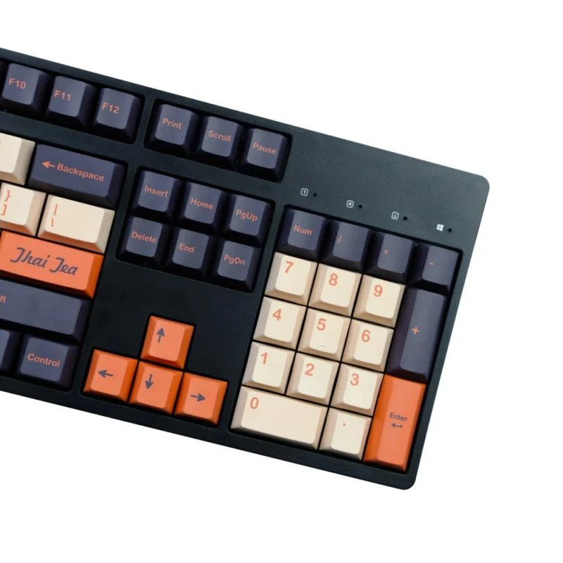 GMK Thai Tea Clone Keycaps Set Brown Cream Cherry PBT - Image 8