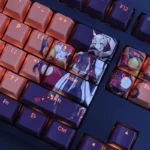 IJN Ayanami Azur Lane Keycaps Set Video Game Backlit PBT