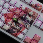 Nicole Demara Zenless Zone Zero Keycaps Set Pink White Cherry