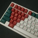 Russian Cyrillic Keycaps Set Red White Green Cherry Profile PBT