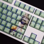 Soda NIKKE Goddess of Victory Keycaps Set Backlit Pastel Green