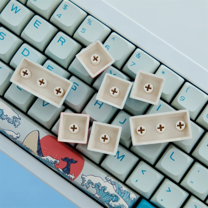 GMK Coral Sea Clone Keycaps Set Japanese Waves XDA PBT - Image 7