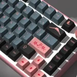 GMK Night Sakura Clone Keycaps Set Abnt2 Brazil Pink Grey PBT