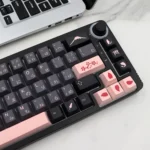 GMK Night Sakura Clone Keycaps Set Japanese Pink Grey PBT