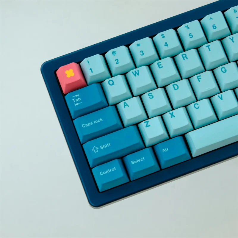 GMK Retrocast Clone Keycaps Set Blue Yellow Cherry PBT - Image 5