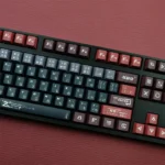 Mecha Era Mobile Suit Gundam Keycaps Set Japanese Black PBT